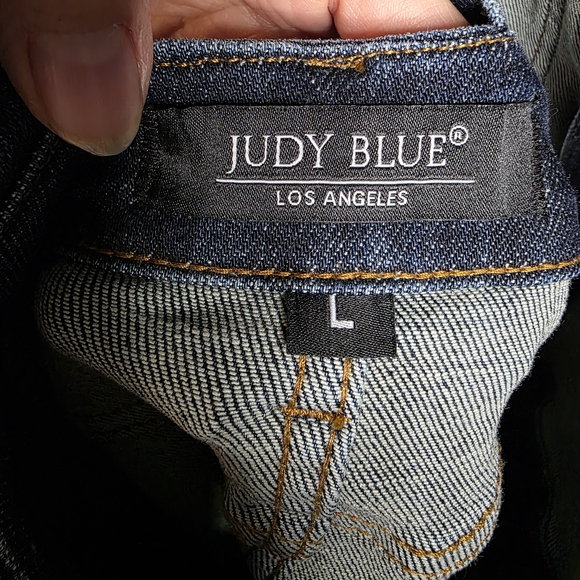 *2 FOR $30* Judy Blue Dark Denim Overall Dress - Picture 4 of 16